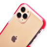 Силиконовый чехол Gurdini Crystal Ice для iPhone 11 Pro Max красный - фото № 2