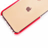 Силиконовый чехол Gurdini Crystal Ice для iPhone 11 Pro Max красный - фото № 5