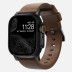 Кожаный ремешок Nomad Modern Band для Apple Watch 49/46/45/44 мм коричневый/черный (Brown/Black)