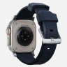 Ремешок Nomad Rugged Band для Apple Watch 49/45/44/42 мм синий/серебро (Atlantic Blue/Silver) - фото № 2