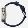 Ремешок Nomad Rugged Band для Apple Watch 49/45/44/42 мм синий/серебро (Atlantic Blue/Silver) - фото № 3