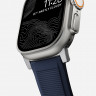 Ремешок Nomad Rugged Band для Apple Watch 49/45/44/42 мм синий/серебро (Atlantic Blue/Silver) - фото № 4