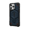 Чехол UAG Monarch Pro Kevlar с MagSafe для iPhone 16 Pro Max синий кевлар (Kevlar Mallard) - фото № 3