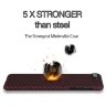 Чехол PITAKA MagEZ Case для iPhone 7/8 Plus бордовый карбон Twill (KI8003S) - фото № 3