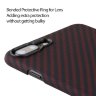 Чехол PITAKA MagEZ Case для iPhone 7/8 Plus бордовый карбон Twill (KI8003S) - фото № 4