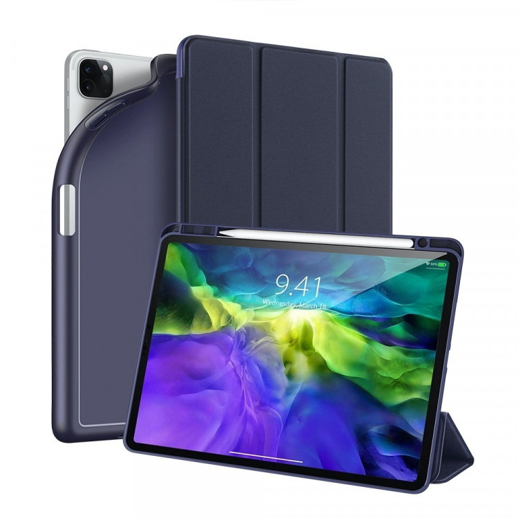 Чехол Dux Ducis Osom Series для iPad Air 4 10.9" (2020) тёмно-синий