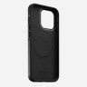 Кожаный чехол Nomad Modern Leather Case MagSafe для iPhone 13 Pro Max черный (Black) - фото № 5