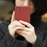Чехол PITAKA MagEZ Case для iPhone 7/8 Plus красный карбон ёлочка Herringbone (KI8009S) - фото № 8