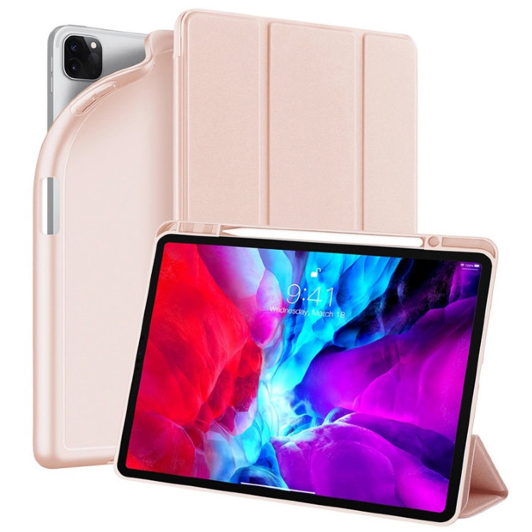 Чехол Dux Ducis Osom Series для iPad Pro 12.9" (2020) розовый