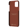 Чехол PITAKA MagEZ Case для iPhone 12 красный карбон ёлочка Herringbone (KI1207M) - фото № 4
