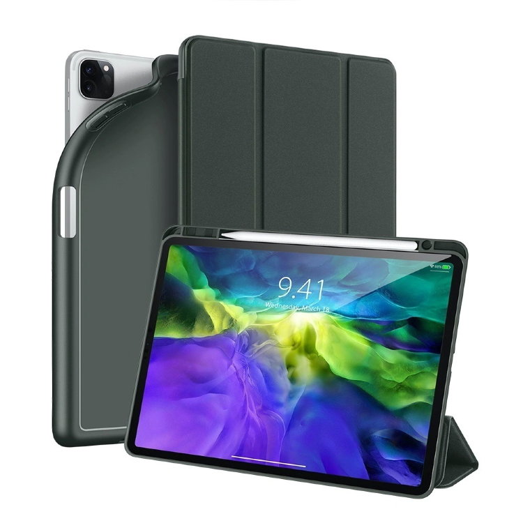 Чехол Dux Ducis Osom Series для iPad Air 4 10.9" (2020) тёмно-зелёный