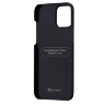Чехол PITAKA MagEZ Case для iPhone 12 Pro чёрный карбон - Twill (KI1201P) - фото № 4