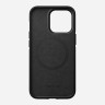 Кожаный чехол Nomad Modern Leather Case MagSafe для iPhone 13 Pro черный (Black) - фото № 6