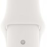 Силиконовый ремешок Gurdini для Apple Watch 42/44 мм белый - фото № 2