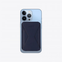 Подставка-кошелёк для iPhone с MagSafe MOFT SNAP-ON синий