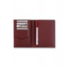 Чехол-книжка для паспорта, карт, прав из натуральной кожи DOST Leather Co. бордовый