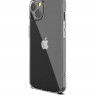 Силиконовый чехол Gurdini с защитой камеры 1 мм для iPhone 13 mini прозрачный