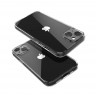 Силиконовый чехол Gurdini с защитой камеры 1 мм для iPhone 13 mini прозрачный - фото № 2