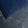 Картхолдер+ из зернистой натуральной кожи DOST Leather Co. темно-синий - фото № 2