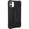 Чехол UAG Monarch Series Case для iPhone 11 чёрный карбон - фото № 4
