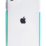 Силиконовый чехол Gurdini Crystal Ice для iPhone 11 мятный