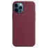 Силиконовый чехол Gurdini Silicone Case для iPhone 12 / 12 Pro бордовый (Plum)