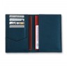 Чехол-книжка для паспорта, карт, прав из натуральной кожи DOST Leather Co. синий