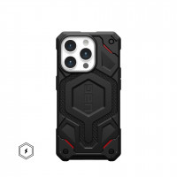 Чехол UAG Monarch Pro Kevlar с MagSafe для iPhone 15 Pro черный кевлар (Kevlar Black)