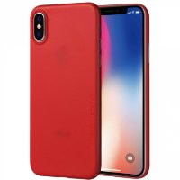 Чехол Memumi ультра тонкий 0.3 мм для iPhone X / Xs красный