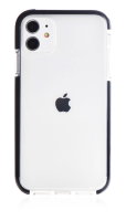Силиконовый чехол Gurdini Crystal Ice для iPhone 11 чёрный