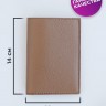 Чехол-книжка для паспорта, карт, прав из натуральной кожи DOST Leather Co. рыжий - фото № 5