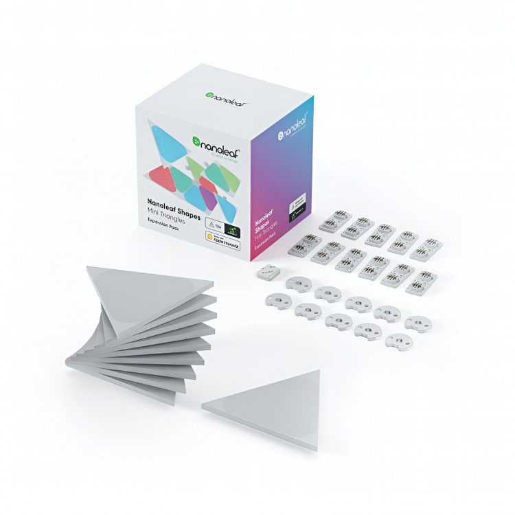 Дополнительные панели Nanoleaf Shapes Mini Triangles Expansion Pack (10 панелей)