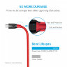 Кабель Anker PowerLine+ USB-C to USB-C 2.0 Nylon Braided (0,9 метра) красный - фото № 2
