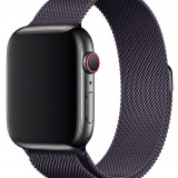 Ремешок Gurdini Milanese Loop металлический для Apple Watch 42/44 мм графитовый (Gray)