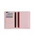 Чехол-книжка для паспорта, карт, прав из натуральной кожи DOST Leather Co. розовый
