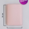 Чехол-книжка для паспорта, карт, прав из натуральной кожи DOST Leather Co. розовый - фото № 2