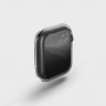 Чехол Uniq Glase для Apple Watch 45 мм (набор из 2 шт.) прозрачный/тонированный - фото № 5