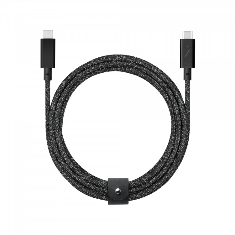 Кабель Native Union Belt Cable Pro USB-C to USB-C 240W 2.4 м черный