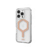 Чехол UAG Plyo с MagSafe для iPhone 16 Pro прозрачный/розовое золото (Ice/Rose Gold) - фото № 3