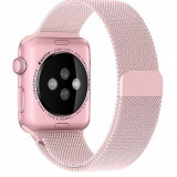 Ремешок Gurdini Milanese Loop металлический для Apple Watch 42/44 мм нежно-розовый (Pink)