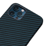 Чехол PITAKA MagEZ Case для iPhone 12 Pro синий карбон - Twill (KI1208P) - фото № 3