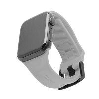 Силиконовый ремешок UAG Scout Strap для Apple Watch 42/44 мм серебристый