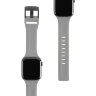 Силиконовый ремешок UAG Scout Strap для Apple Watch 42/44 мм серебристый - фото № 2