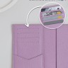 Чехол-книжка для паспорта, карт, прав из натуральной кожи DOST Leather Co. фиолетовый - фото № 2