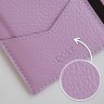 Чехол-книжка для паспорта, карт, прав из натуральной кожи DOST Leather Co. фиолетовый - фото № 4