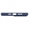 Чехол SPIGEN Silicone Fit для iPhone 13 Pro Max темно-синий (Navy Blue) - фото № 6