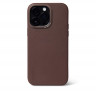 Чехол Decoded Leather Back Cover с MagSafe для iPhone 14 Pro Max коричневый (Brown)