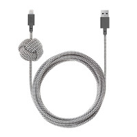Кабель Native Union Night Cable USB-A to Lightning 3 м зебра