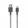 Кабель Native Union Night Cable USB-A to Lightning 3 м зебра - фото № 2