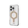 Чехол UAG Plyo с MagSafe для iPhone 16 Pro прозрачный/золото (Ice/Gold) - фото № 3